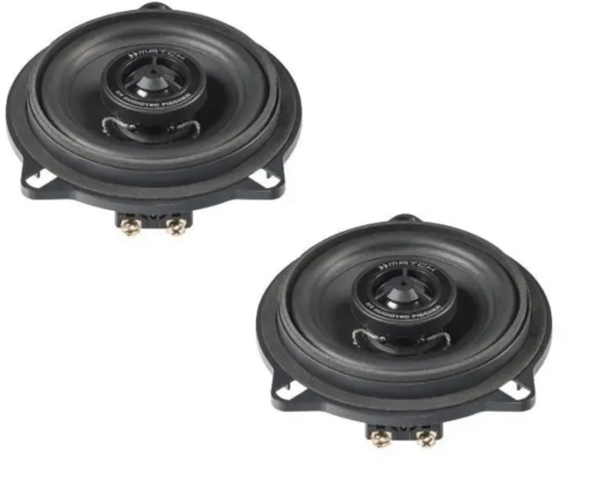 Match Speakers custom fit 2 way Coaxial Upgrade to fit BMW 5 Series E60 E61