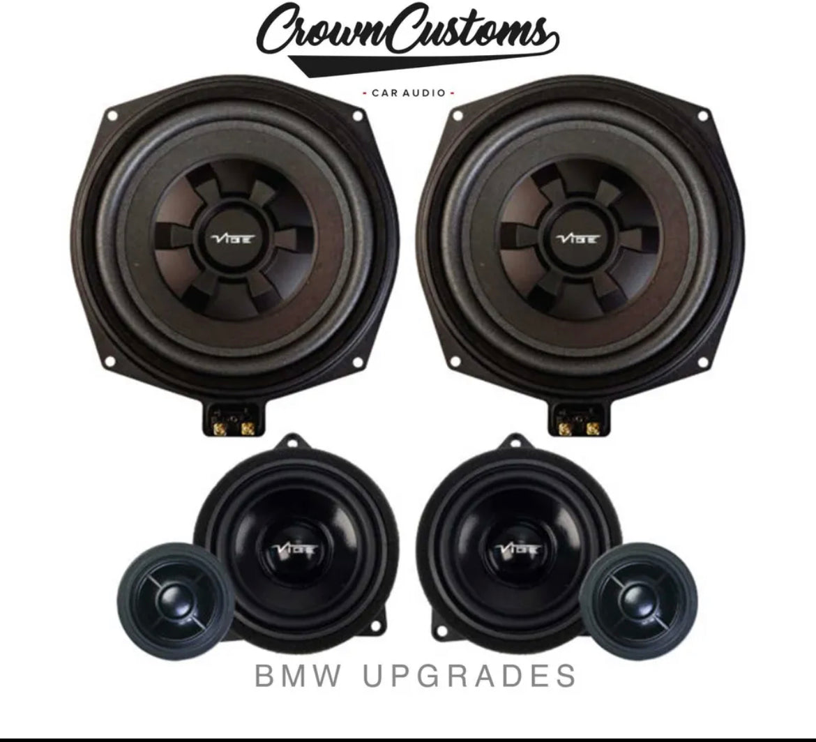 BMW 3 SERIES FULL FRONT SPEAKER UPGRADE  F30/31/34/80 VIBE OPTISOUND CAR AUDIO