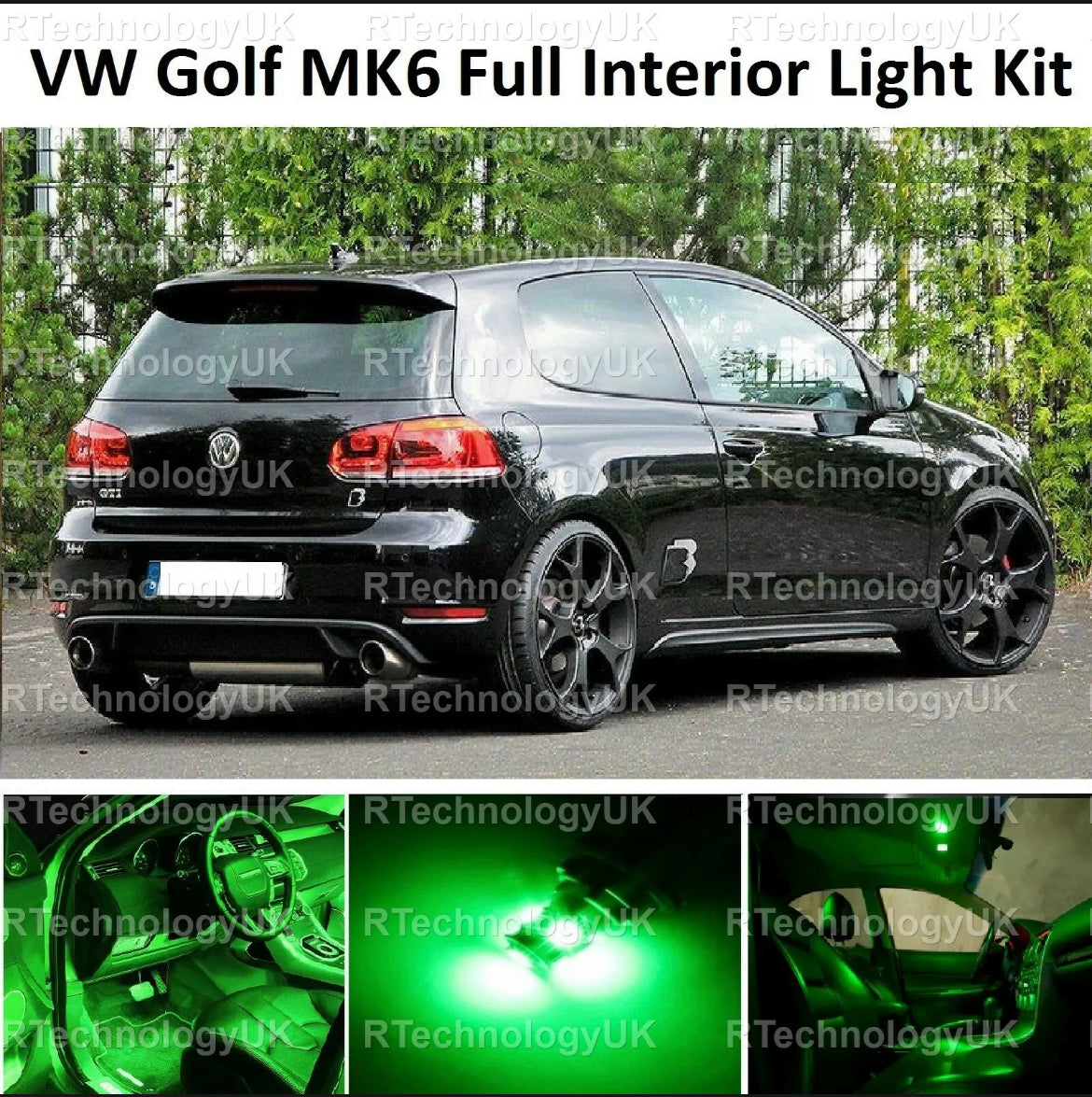 Green mk6 Golf interior upgrade
