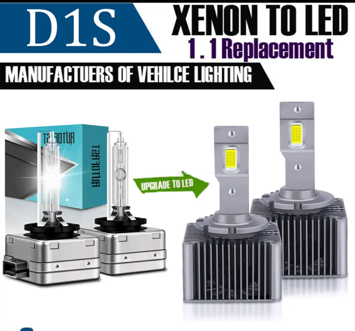 2X D1S D1R LED Headlight Kit Bulbs 35W 6000K White Replace HID Conversion Lamp