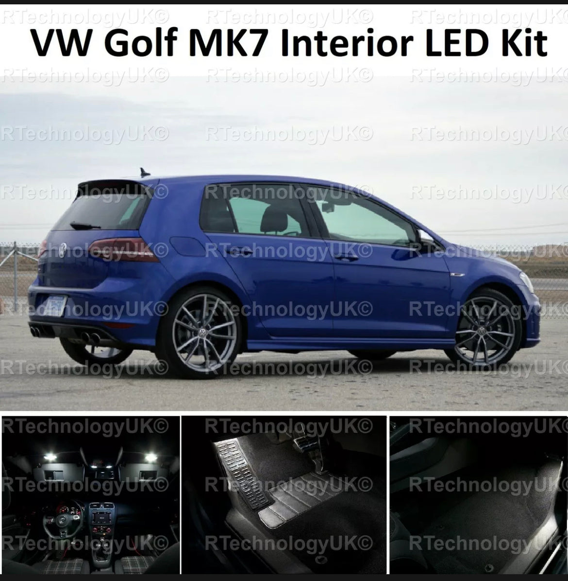 White Mk7 golf interior bulb upgrade